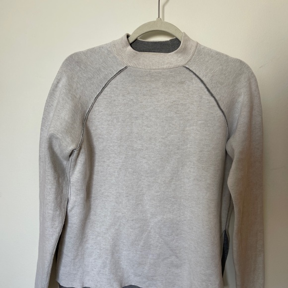 Monk & Lou Knit Sweater (Grey and Beige, XS) - Picture 4 of 8